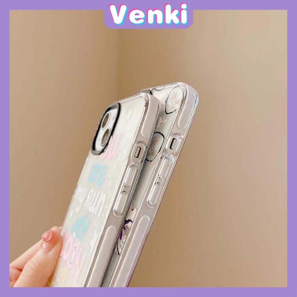 iPhone Case Silicone Soft Case Clear Case Thickened Shockproof Protection Camera English Butterfly Compatible with For iPhone 11 iPhone 13 Pro Max iPhone 12 Pro Max iPhone 7Plus xr