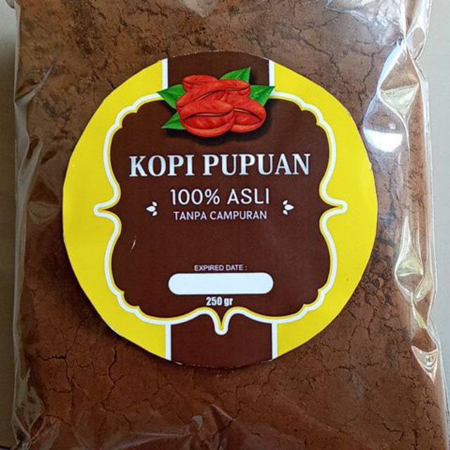 

Kopi Pupuan 100% asli tanpa campurab