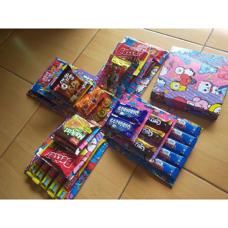 exploisan box/surprise box full snack