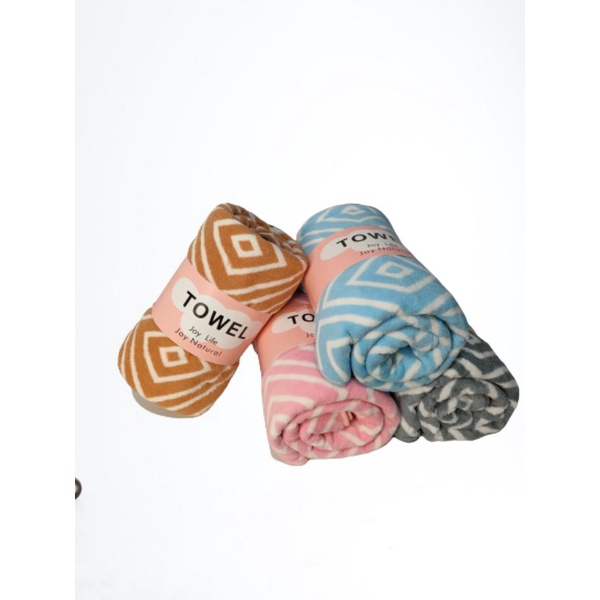 Handuk mandi microfiber bulu impor, towel