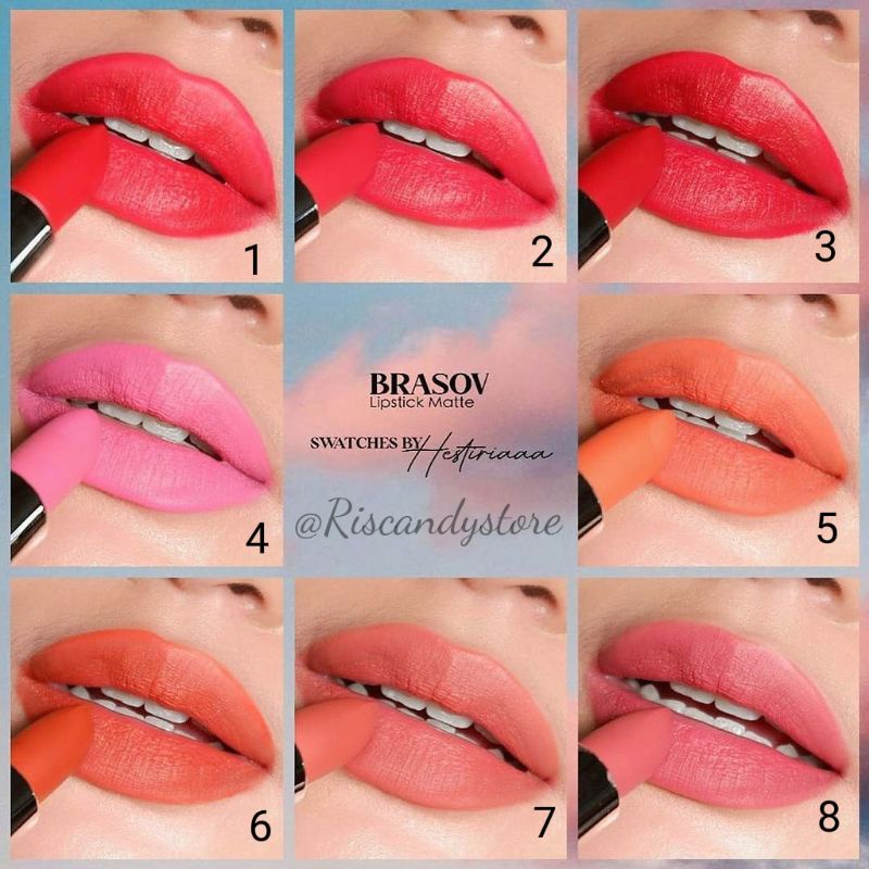 Brasov Lipstick Matte (BPOM). Long Lasting Matte lipstick