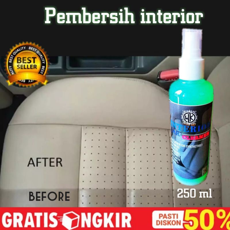 Pembersih interior/plafon/kain/bludru/door trim/jok/dasboard/fabric/mobil/setir/sitentis/wk