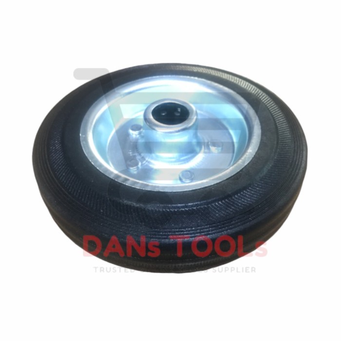 Roda Karet Wheel Only 6 inch - Roda Etalase - Roda Trolley Lipat