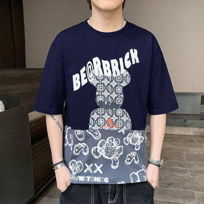 KAOS OVERSIZE ( BEARBRICK ) BAJU DISTRO OVERSIZE PRIA WANITA MODEL TERBARU