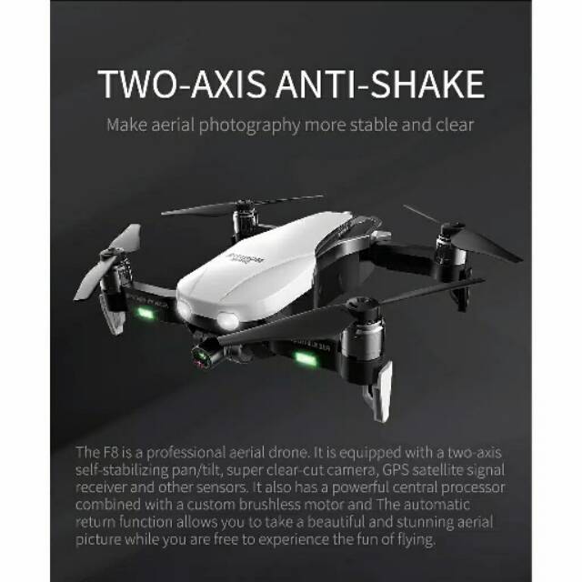 BAYAR COD F8 BRUSHLESS GPS DRONE 2 AXIS