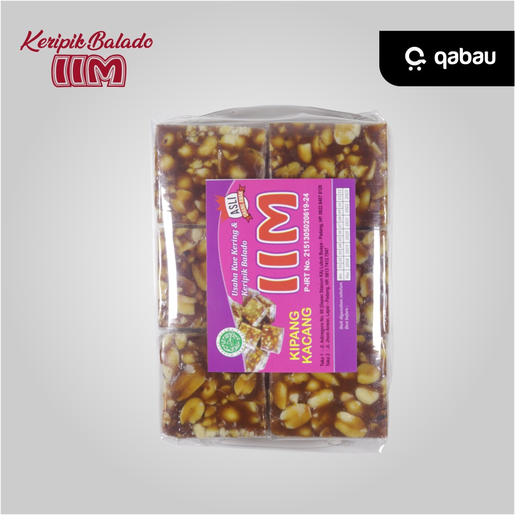 

Kipang Kacang IIM 210 Gram