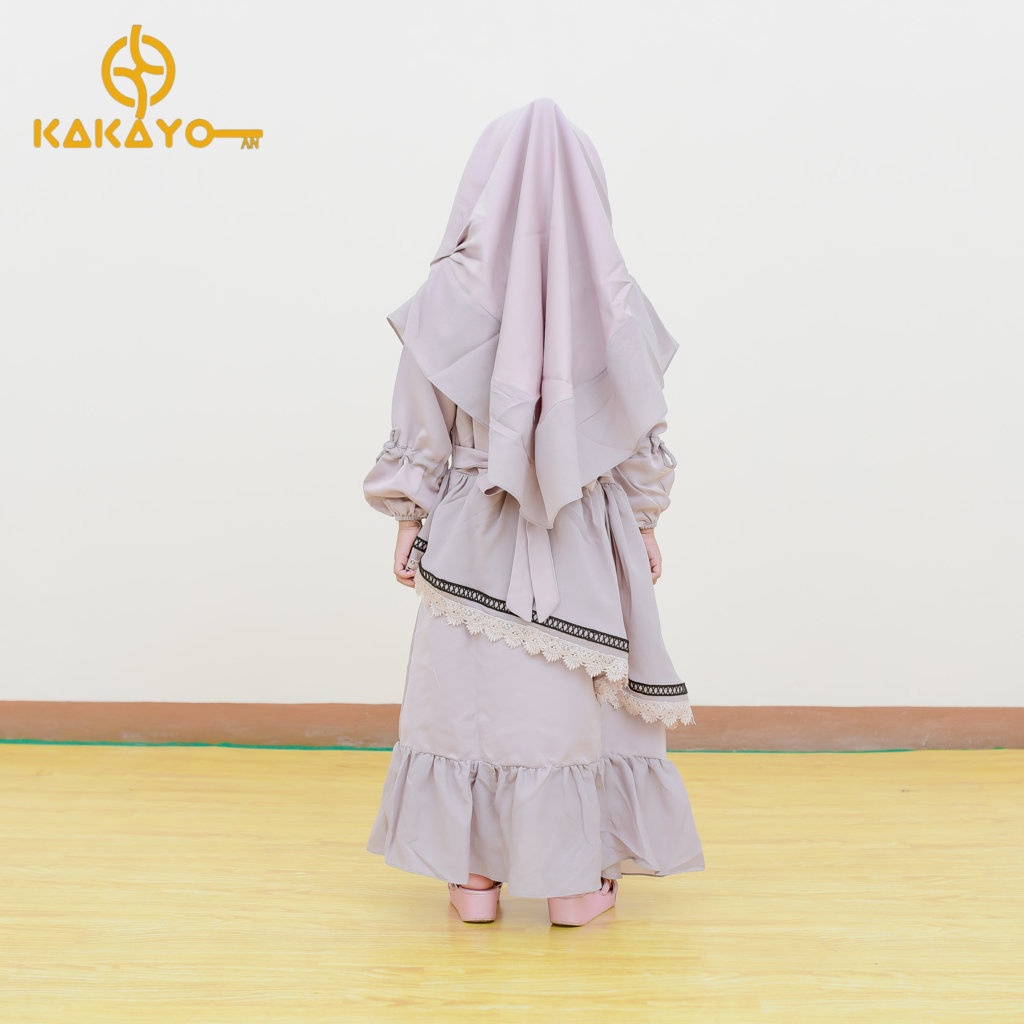 Gamis Anak/Gamis Muslim Anak/Gamis Anak Perempuan/Gamis Muslim Anak Perempuan/Gamis Kakayo