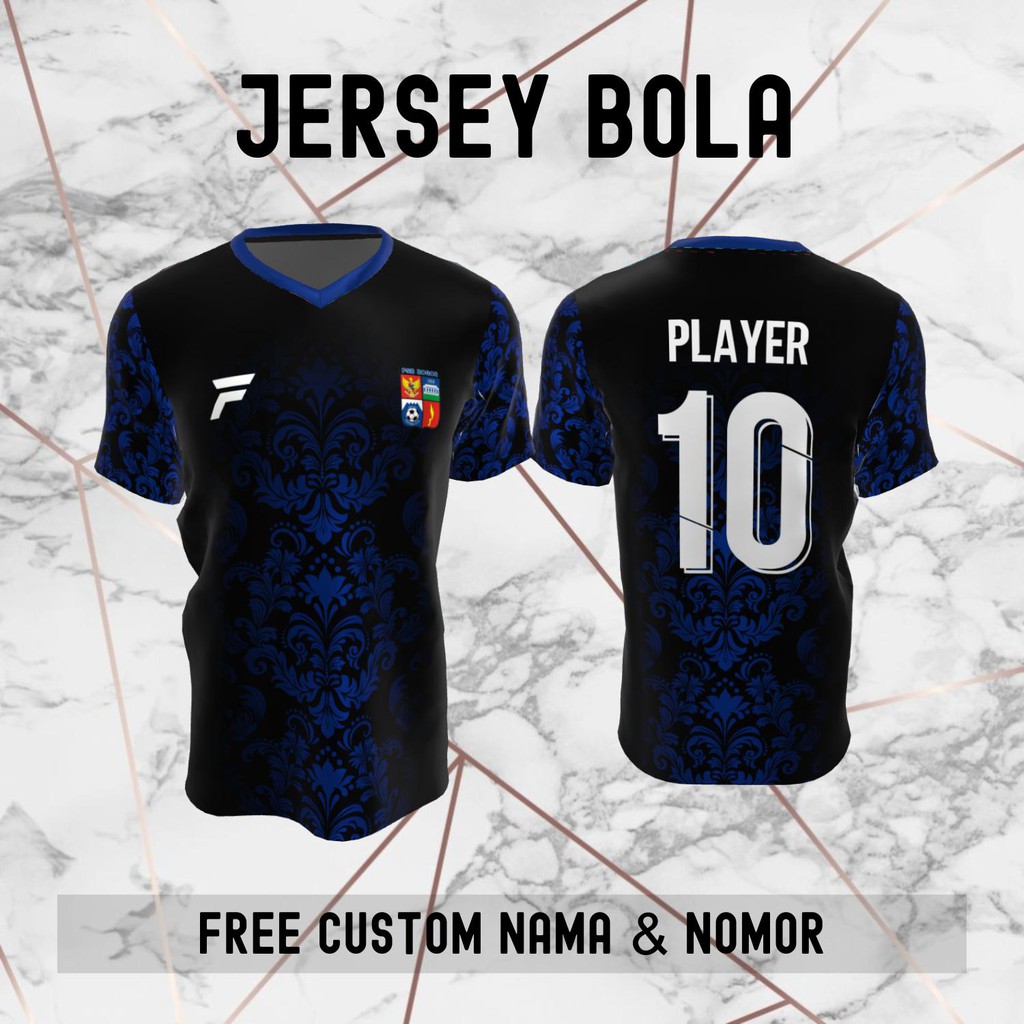 Jersey Batik PSB Bogor Klub Bola Baju Kaos Custom Nama dan Nomor Punggung - 965