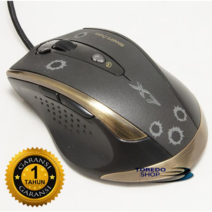 JUAL A4Tech Gaming Mouse X7 F3 V-Track Macro Onboard-Memory Original MURAH