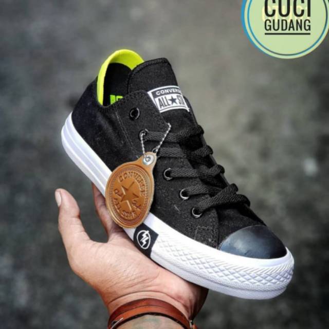 (COD) Sepatu Converse Allstar Undefeated CT 2 Hitam