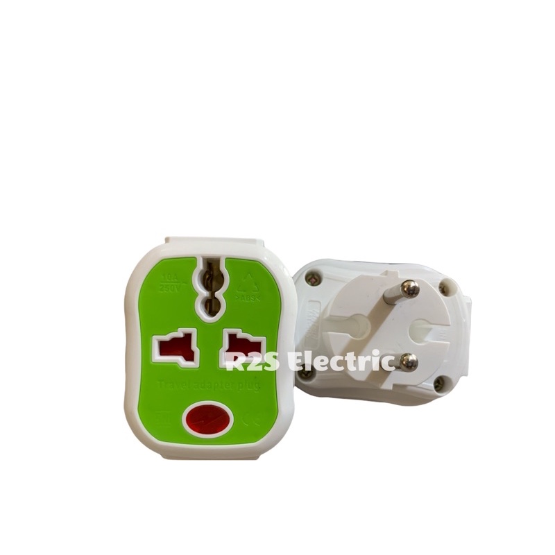 Steker T Multi Serbaguna Matsui MT-505 Lampu Child Protection T-Wanpro Cabang 3 + Lampu SNI Colokan kaki 3