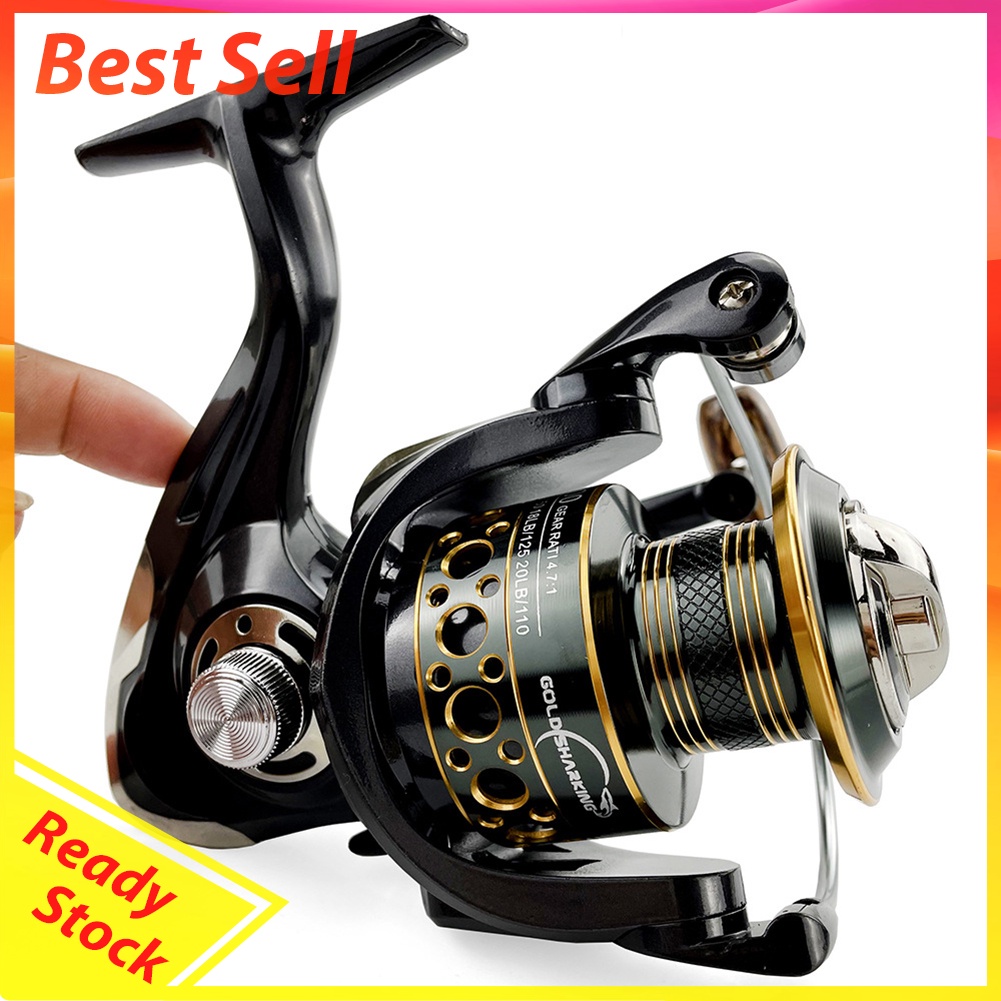 BK 13BBs Right Left Hand 5.2/1 / 4.7/1 Metal Line Cup Spinning Fishing Reel