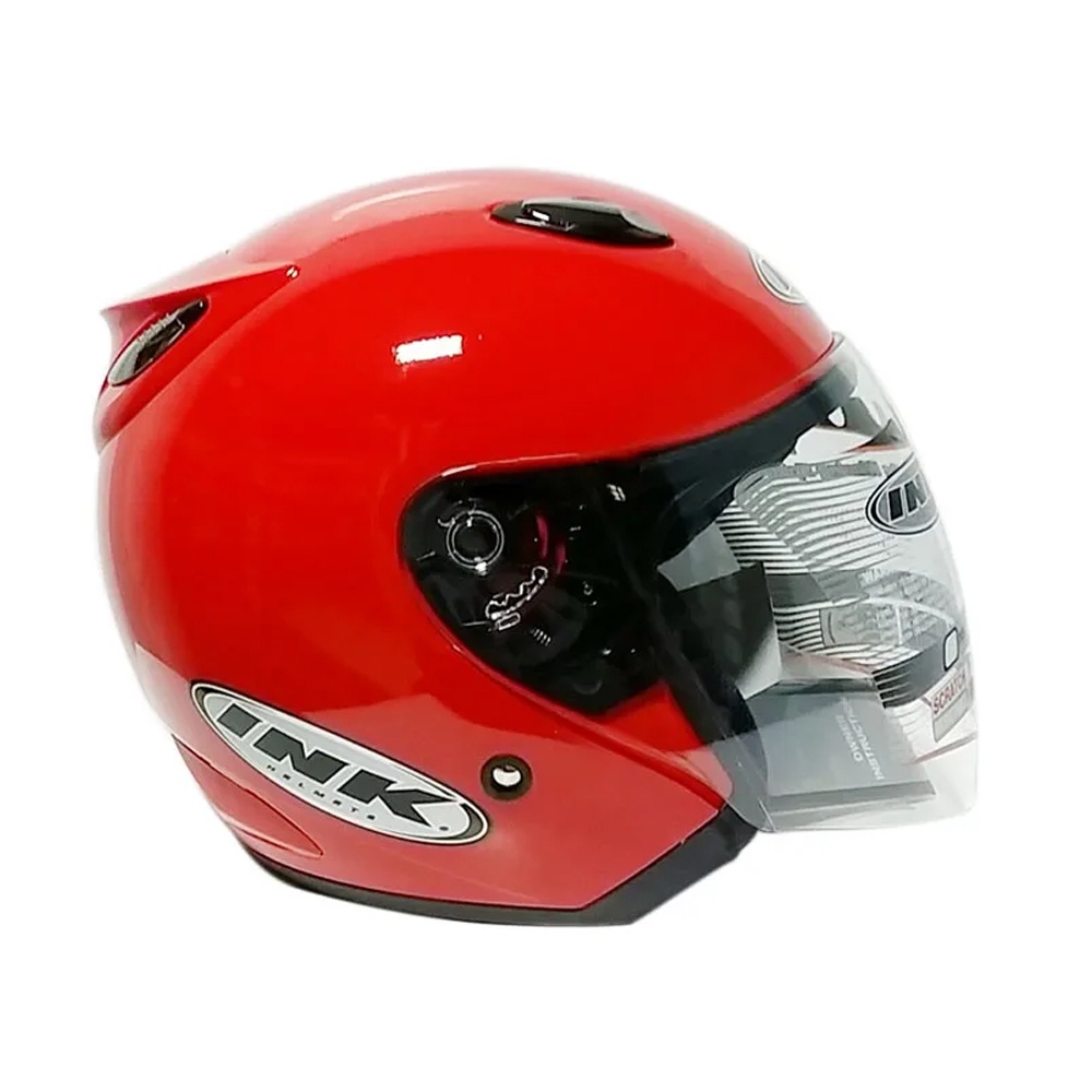 Helm Ink Centro Jet Solid - Fire Red-2