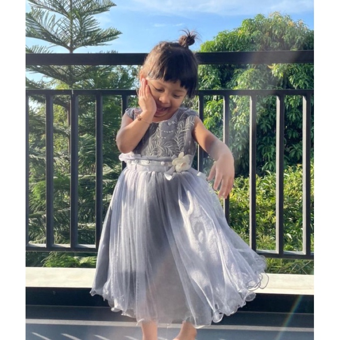 Baju Pesta anak mekar dan mewah / Gaun anak Kensi