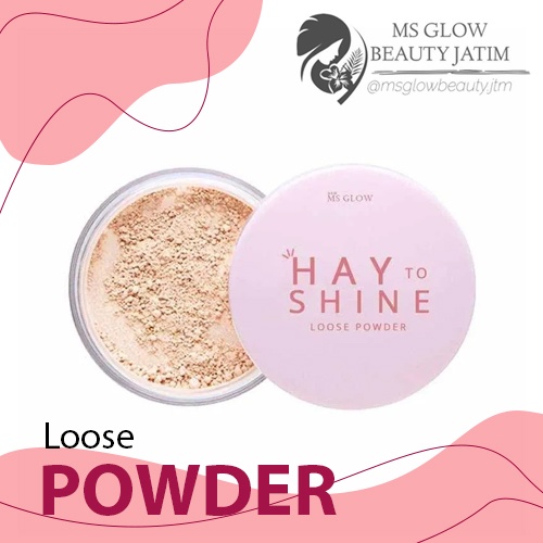 LOOSE POWDER MS GLOW ORIGINAL/ BEDAK TABUR MSGLOW ORI BPOM HALAL/ BEDAK TERLARIS BEDAK PEMUTIH