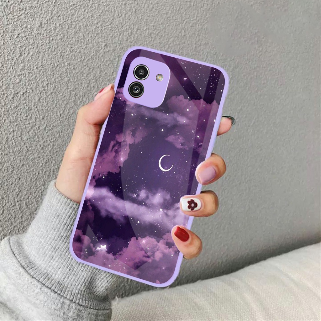 [U76] Softcase Kaca Lilac Samsung A03 A03S A03 Core A02 A02S - Softcase Mirror Samsung A03 - Case Ka