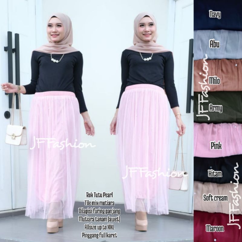 Rok tutu PREMIUM mutiara tembak //JF338