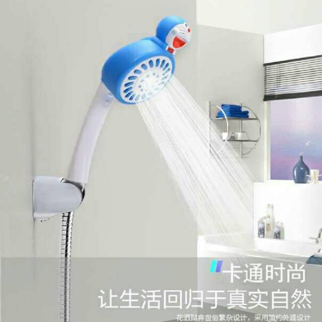 Gagang Shower doraemon tanpa selang
