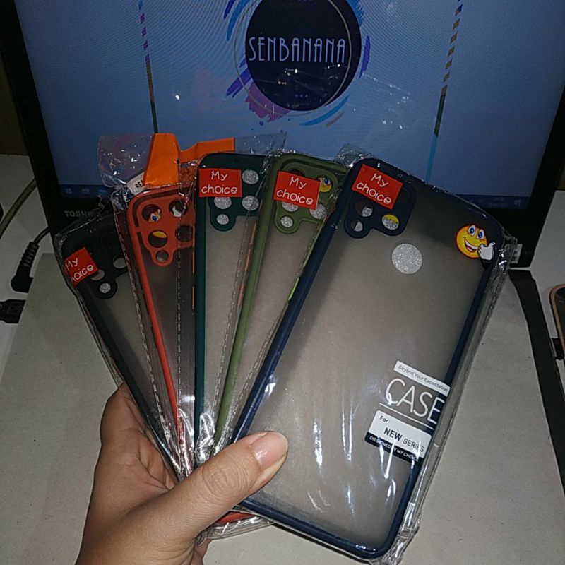 OPPO A5 A9 A3s A5s A7 A8 A12 A31 A32 A33 A52 A53 A54 A92  REALME 3 PRO C1 C15 Aero Case My Choice-Realme C15