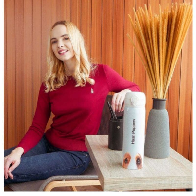 kaos wanita lengan panjang HUSH PUPPIES