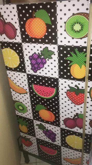 Stiker Kulkas 2 Pintu Dan 1 Pintu Motif Buah