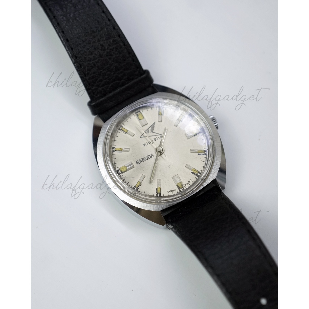 Jam Tangan Vintage King Bird GARUDA Swiss Made