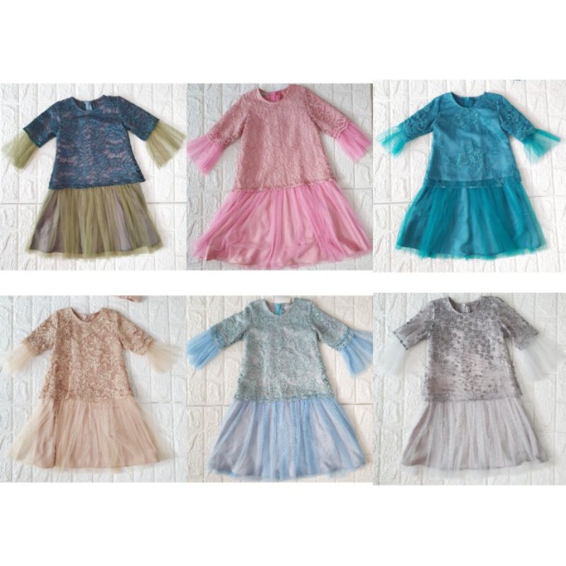 Dress Pesta Anak Perempuan | Baju Pesta Anak Perempuan | Gamis Anak | Baju Pesta