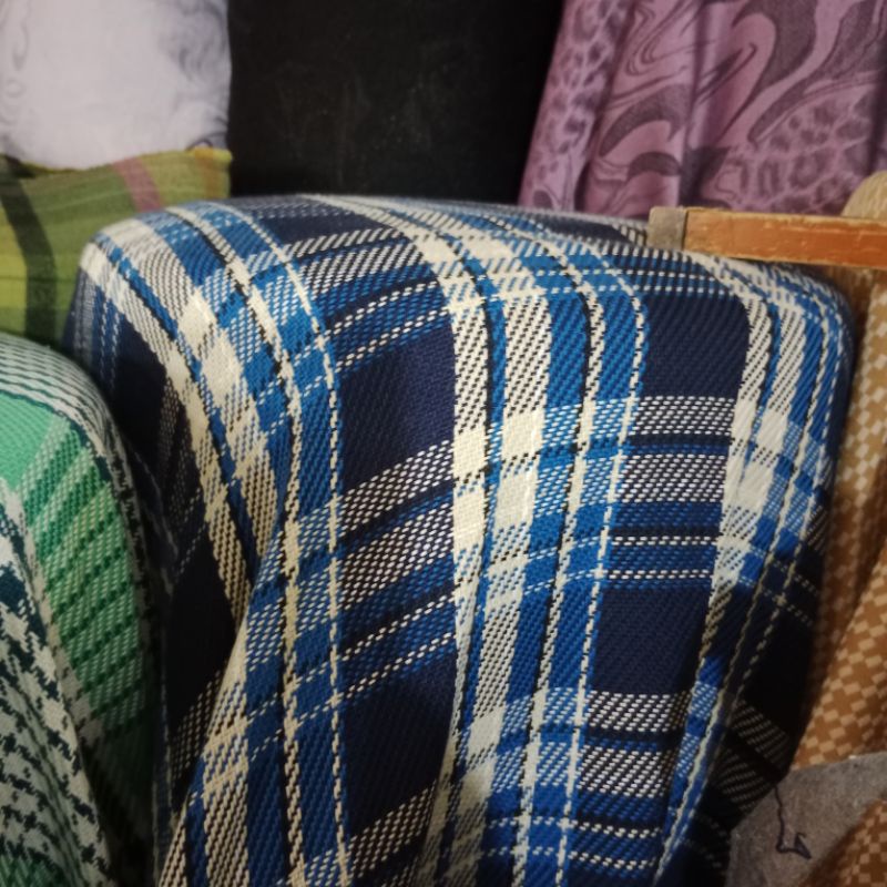 bahan kain tweed chanel /semi wol meteran per(0,5mtr/50cm)