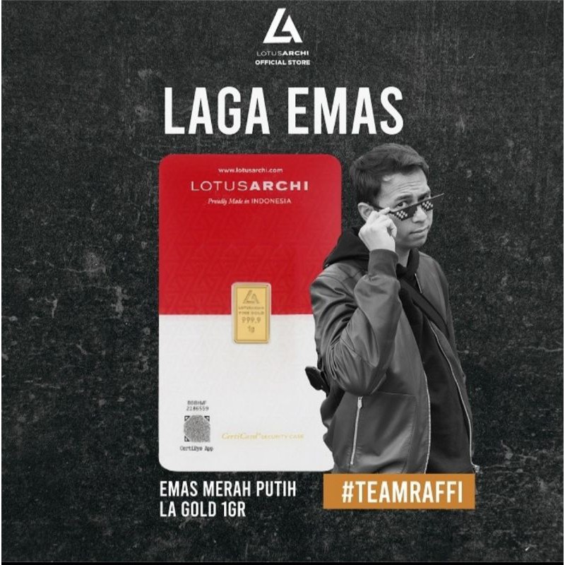 Lotus Archi 1 Gram - Logam mulia emas
