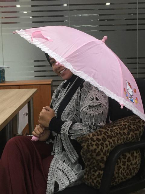 Promo Payung Anak Karakter Hello Kitty Pink
