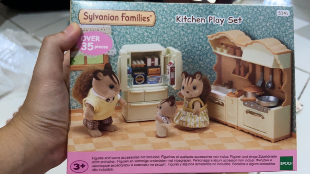 Multi-Farbe Sylvanian Families 5341 Küchen Spiel Set