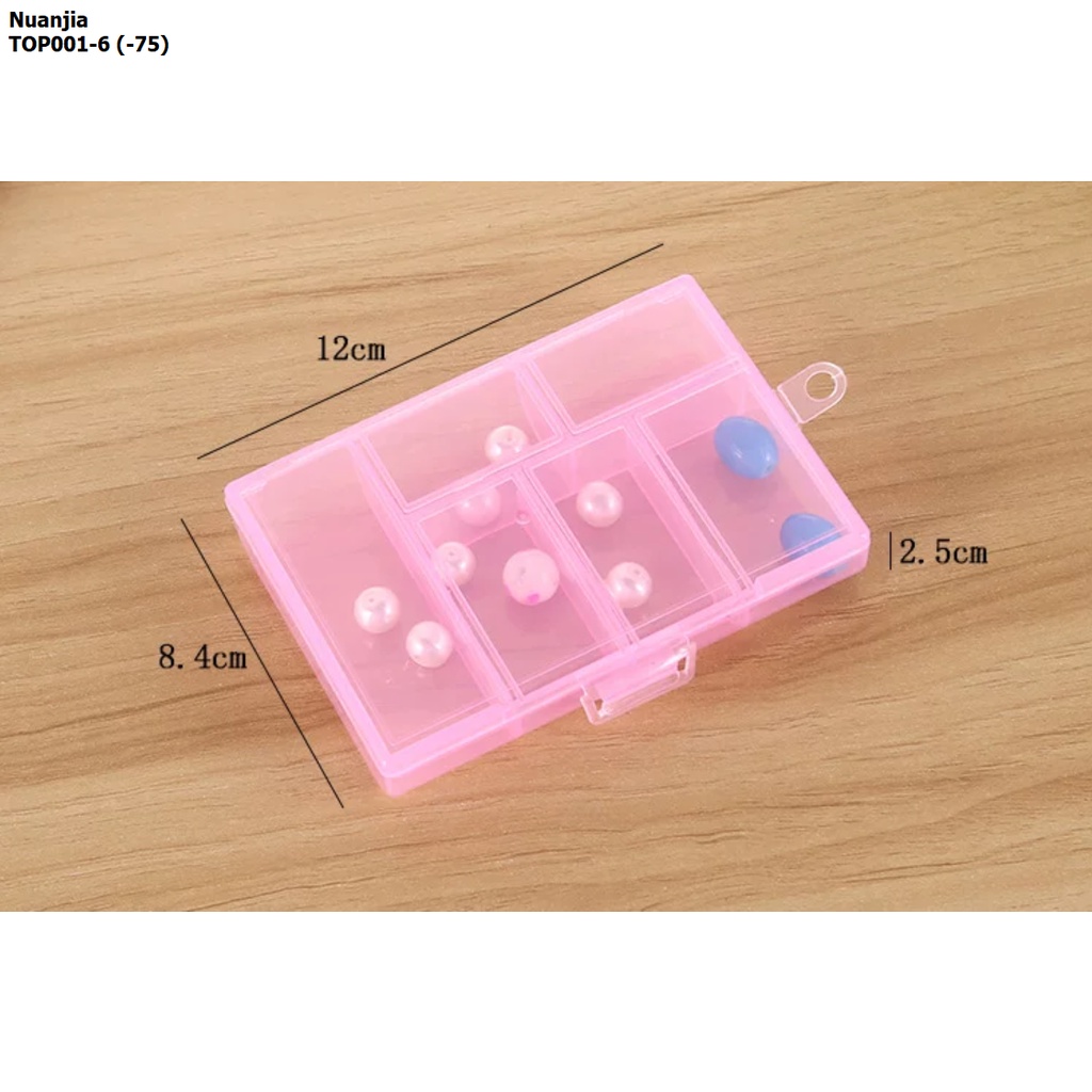Kotak Perkakas Sekat/ Organizer Box/Kotak Serbaguna Sekat  5, 6, 7, 8. 10, 12 Harga/Pc