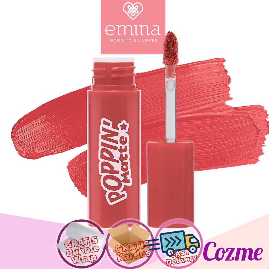 EMINA POPPIN MATTE Lip Cream Longlasting 4.5gr