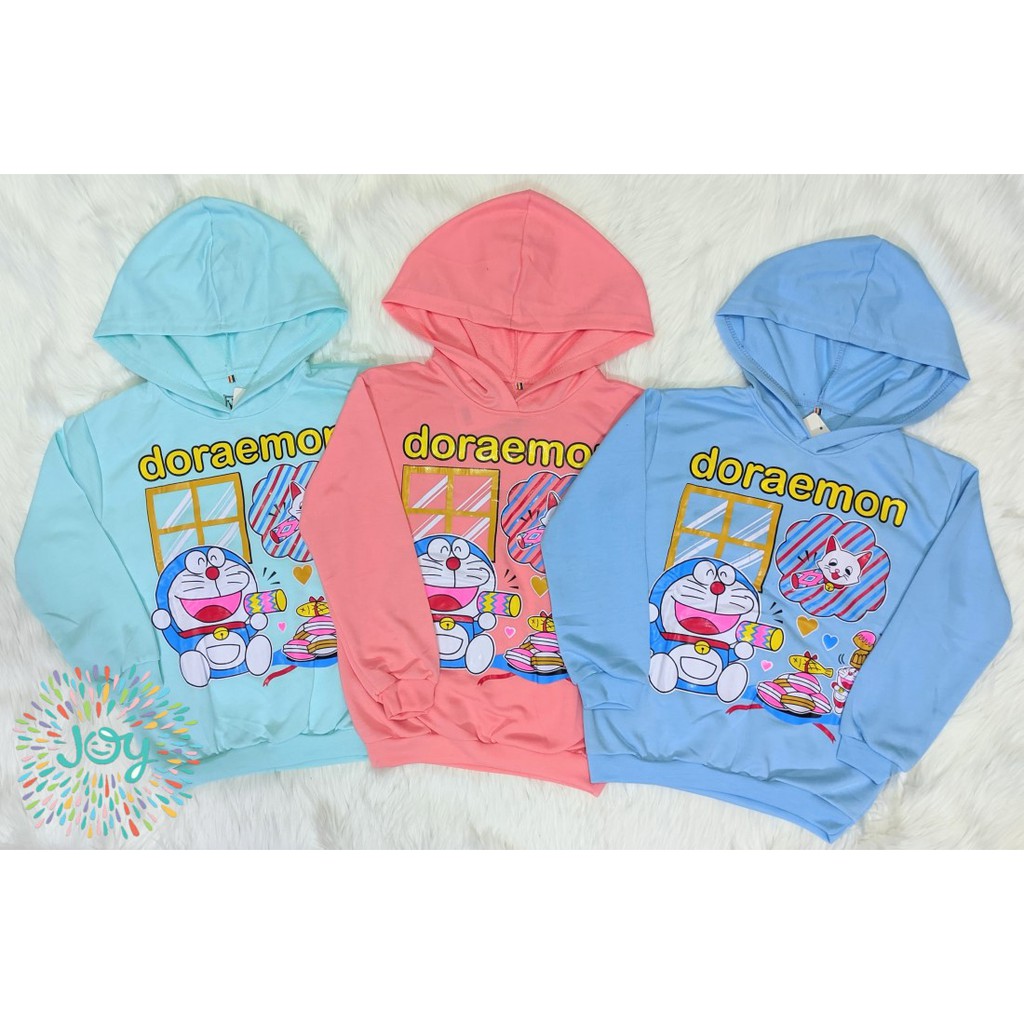 Sweater anak perempuan Doraemon / Fashion anak perempuan / Sweater Atasan Anak Cewek 7 - 11 Tahun