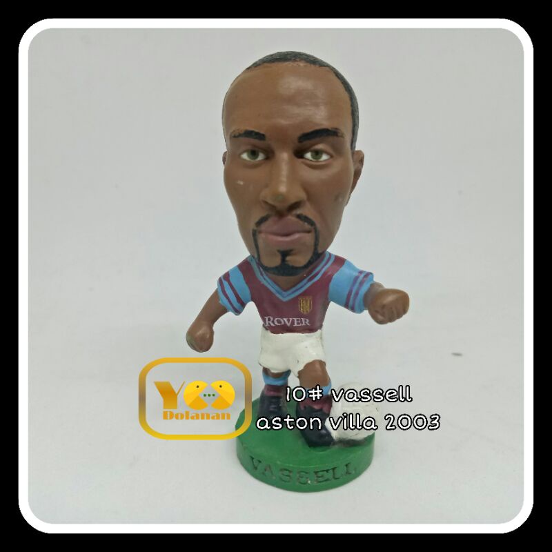 10# VASSELL - ASTON VILLA 2003 CORINTHIAN PROSTARS FIGURE PEMAIN BOLA