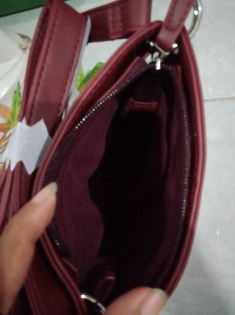 Tas aimia maroon bag sophieparis