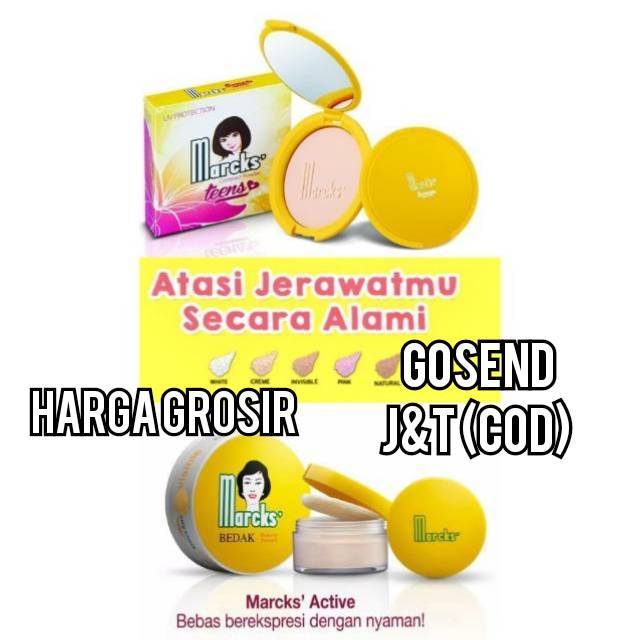 Marcks Bedak Tabur//Teens Compact Powder// Marcks Tabur Active ORIGINAL-BPOM