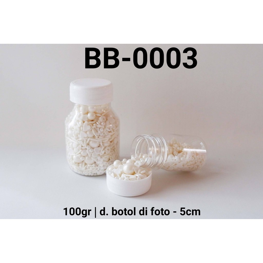 

BB-0003 Sprinkles sprinkle sprinkel 100 gram mix putih yamama baking grosir murah sprinkles cake dekorasi mutiara trimit decoration story sprinklestory sprinklesstory sprinkle story yamama baking