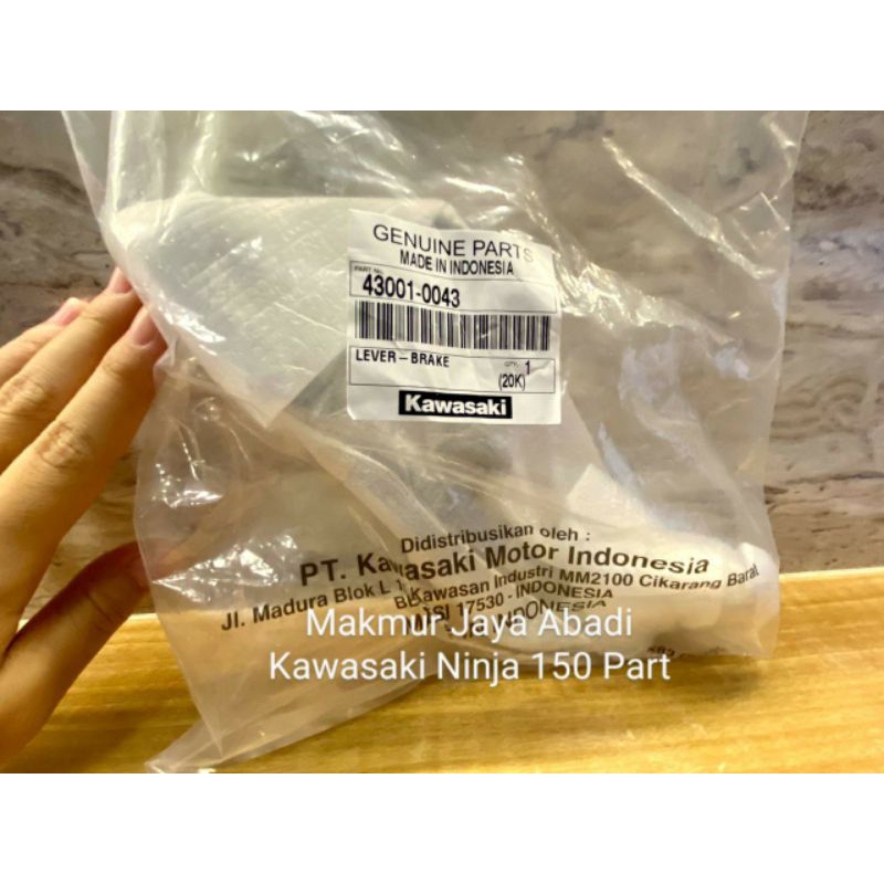 Besi Pedal rem belakang injakan pijakan tuas rem belakang Ninja R SS Original Kawasaki