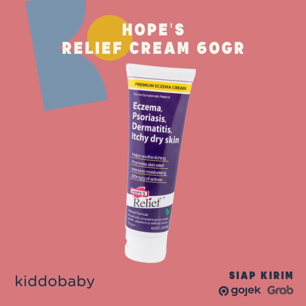 Hope's Relief Cream 60gr | Krim Kulit Kering dan Gatal