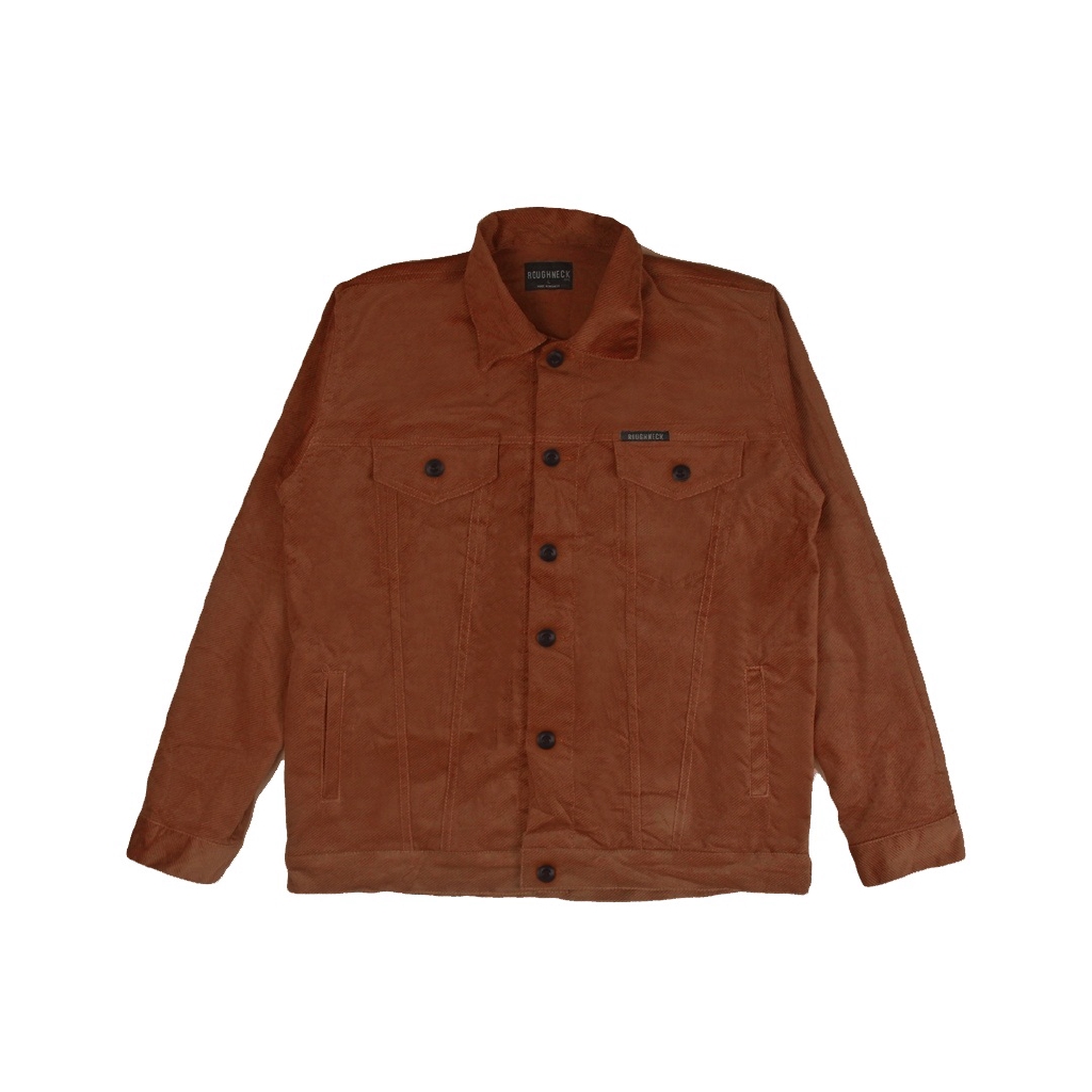 Roughneck Cd52 Rush Red Canvas Corduroy Jacket | Shopee Indonesia