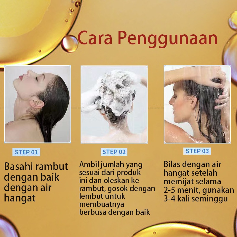 Shampoo Shampo Penumbuh Rambut Sampo 400ML Penumbuh Rambut Jahe Anti Rontok Rambut Sampo Anti Ketombe Dan Rontok