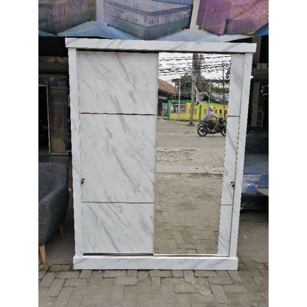 lemari sliding HpL jumbo / lemari pakaian sliding / lemari pakaian multiplex