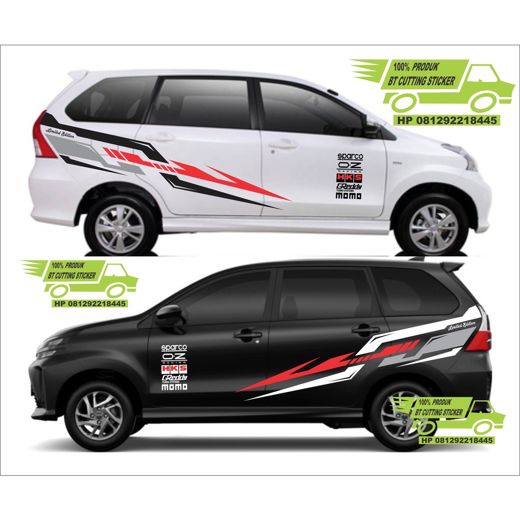 BT sticker mobil avanza sticker toyota avanza stiker avanza stiker mobil avanza sticker avanza varia