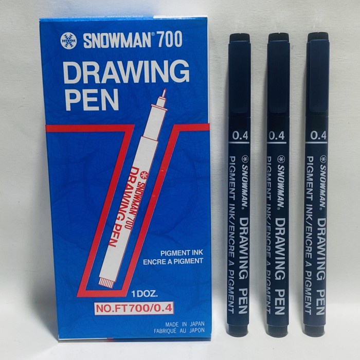 Snowman Drawing Pen FT 700 0,1-0,8