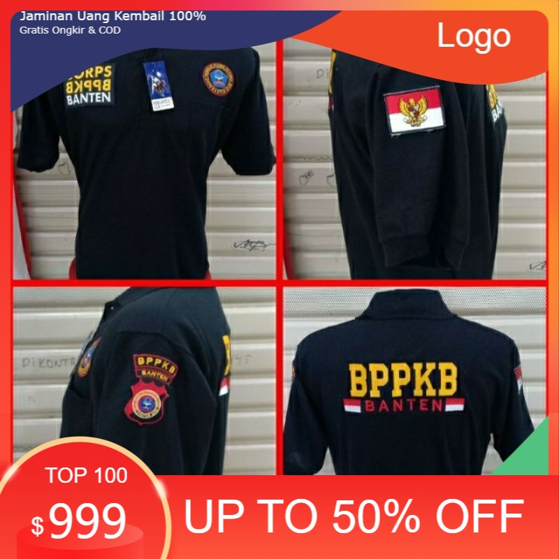 Kaos BPPKB Banten full bordir depan belakang