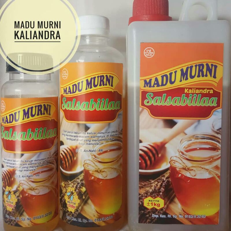 

madu murni kaliandra 250gram