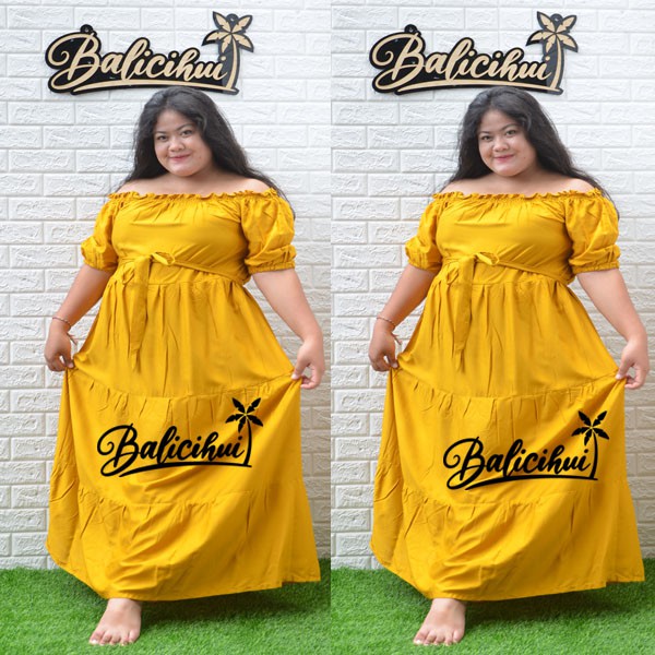 Balicihui Long Dress Jumbo Long Dress Eloise Long Dress Plus size Big Size Long Dress Bali