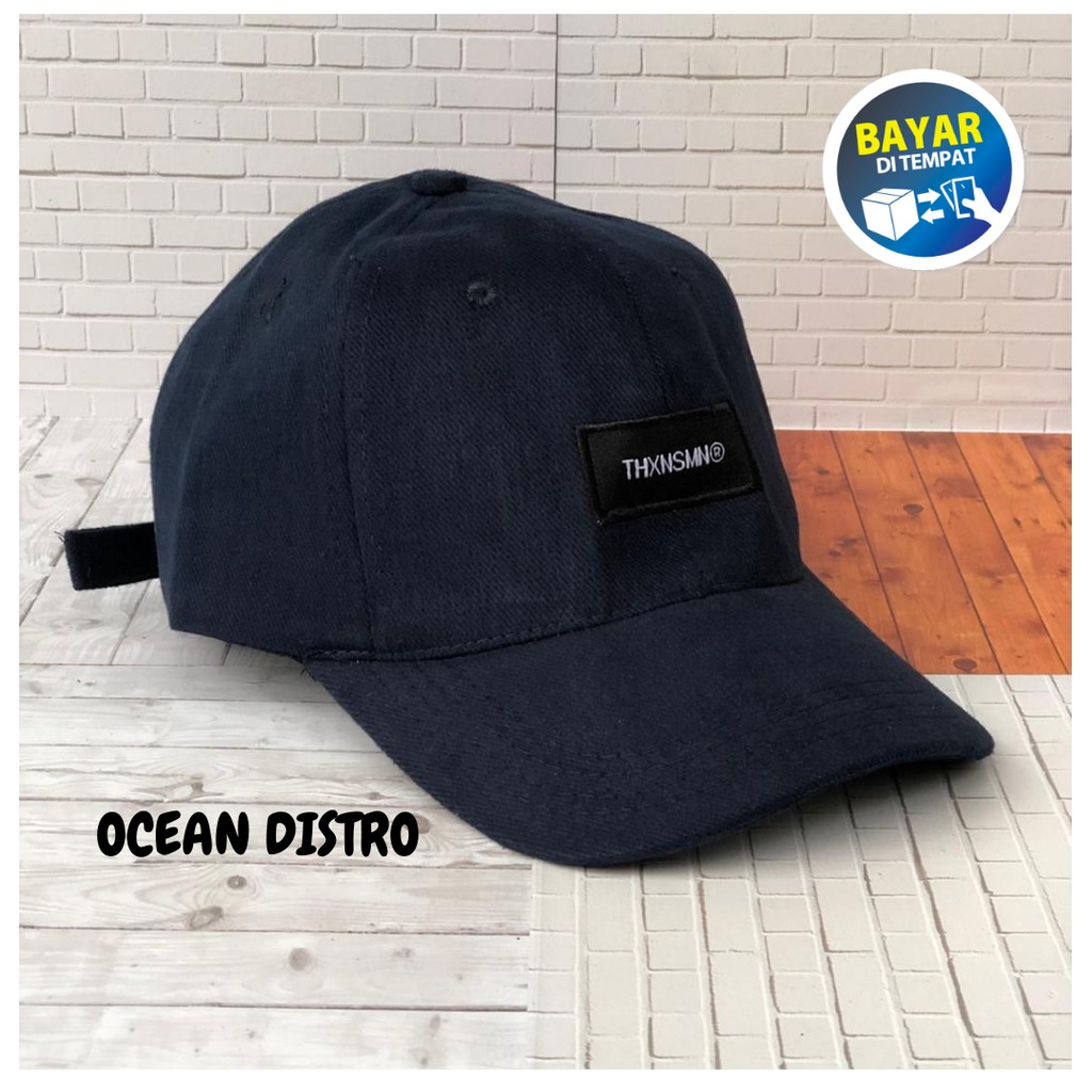 (COD) Topi Distro thanksinsomnia pria Rappel Original premium clip besi anti karat dan