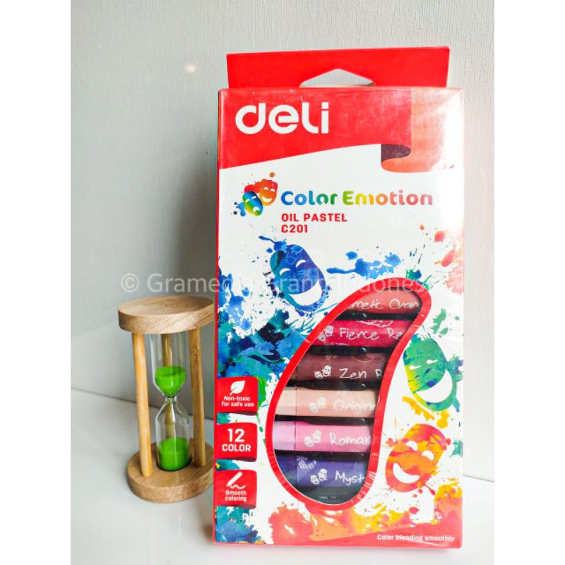

Deli Oil Pastel EC20100 isi 12 Warna Smooth Rich Blending